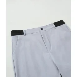 Outlet OUKU Men's Dress Shorts Burmuda Shorts Work Shorts Pocket Plain Comfort Breathable Knee Length Outdoor Business Fashion Casual Black Navy Blue