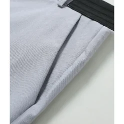 Outlet OUKU Men's Dress Shorts Burmuda Shorts Work Shorts Pocket Plain Comfort Breathable Knee Length Outdoor Business Fashion Casual Black Navy Blue