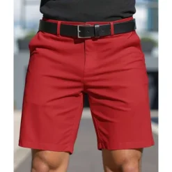 Best OUKU Men's Dress Shorts Burmuda Shorts Work Shorts Pocket Plain Comfort Breathable Knee Length Outdoor Business Fashion Casual Black White