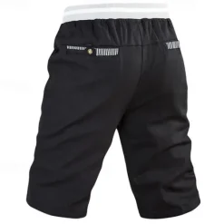 Best OUKU Men's Dress Shorts Burmuda Shorts Work Shorts Pocket Drawstring Plain Comfort Breathable Knee Length Outdoor Business Fashion Casual Black Blue