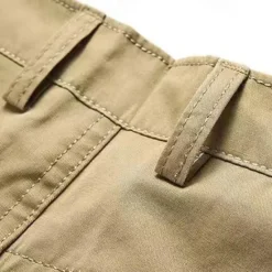New OUKU Men's Dress Shorts Work Shorts Golf Shorts Pocket Plain Comfort Breathable Knee Length Outdoor Business Sports Casual Black Army Green