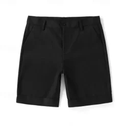 New OUKU Men's Dress Shorts Work Shorts Pocket Plaid Comfort Breathable Knee Length Outdoor Business Fashion Casual Black Navy Blue