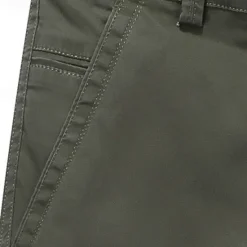 OUKU Men's Dress Shorts Work Shorts Golf Shorts Pocket Plain Comfort Breathable Knee Length Outdoor Business Sports Casual Army Green Blue