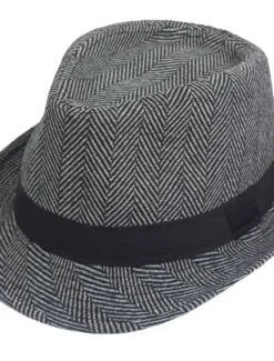 Hot OUKU Men's Fedora Hat Panama Hat khaki Light Grey Cotton Streetwear Stylish 1920s Fashion Outdoor Daily Going out Graphic Prints Sunscreen