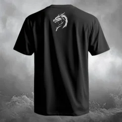 New OUKU Men's Fire Reaper T Shirt Short Sleeve T shirt 3D Print Crew Neck Shirt Designer Gothic Party Street Casual Black 1 Black Summer Spring Clothing Apparel S M L XL XXL XXXL