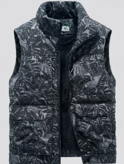 Online OUKU Men's Fishing Vest Daily Casual Spring & Fall Pocket Polyester Comfortable Solid Color Zipper Stand Collar Black Khaki Dark Blue Dark Gray Vest