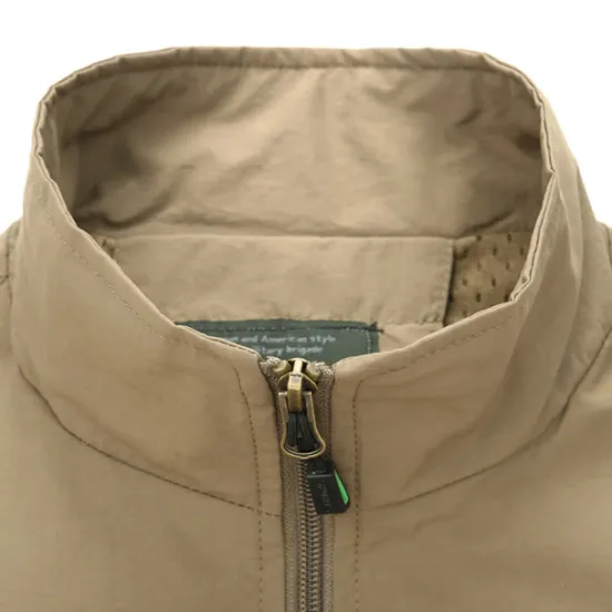 Discount OUKU Men's Fishing Vest Hiking Vest Work Vest Sleeveless Vest / Gilet Jacket Top Outdoor Breathable Quick Dry Lightweight Sweat wicking Military color Blue khaki Fishing Climbing Camping / Hiking / Caving