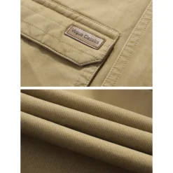 OUKU Men's Fishing Vest Hiking Vest Sleeveless Jacket Coat Top Outdoor Breathable Quick Dry Lightweight Sweat wicking Summer Spring Cotton khaki Army Green Fishing Climbing Running
