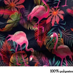 Outlet OUKU Men's Flamingo Tropical Summer Hawaiian Shirt Aloha Shirt Short Sleeves Shirt Turndown Hawaiian Resort Outdoor Vacation Street White Pink Blue S M L