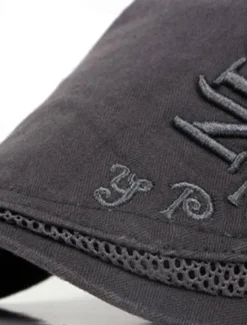 Clearance OUKU Men's Flat Cap Ascot Hat Newsboy Hat Black khaki Polyester Embroidery Fashion Casual Street Daily Color Block Letter Adjustable Sunscreen Breathable