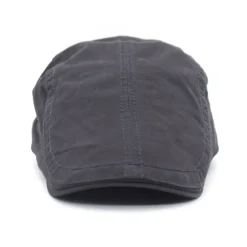 Online OUKU Men's Flat Cap Ascot Hat Newsboy Hat Black Dark Navy Cotton Fashion Adjustable Streetwear Stylish 1920s Fashion Outdoor Daily Going out Letter Warm