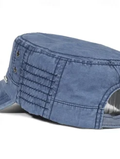 Outlet OUKU Men's Flat Cap Baseball Cap Sun Hat Trucker Hat Black Blue Cotton Fashion Casual Street Daily Letter Adjustable Sunscreen Breathable