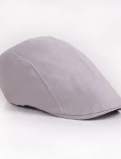 OUKU Men's Flat Cap Black White Cotton Fashion Streetwear Stylish 1920s Fashion Outdoor Daily Going out Plain Warm