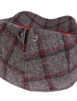 Outlet OUKU Men's Flat Cap Tweed Cap Red Blue Woolen Print Streetwear Stylish 1920s Fashion Outdoor Daily Going out Lattice Warm