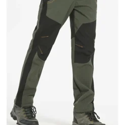 Clearance OUKU Men's Fleece Lined Pants Waterproof Hiking Pants Trousers Softshell Pants Winter Outdoor Thermal Warm Windproof Fleece Lining Pants / Trousers Bottoms Army Green Gray Black Hunting Fishing Climbing