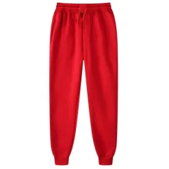 New OUKU Men's Fleece Pants Sweatpants Joggers Winter Pants Trousers Pocket Drawstring Elastic Waist Solid Color Warm Full Length Daily Casual Plus velvet Loose Fit Light gray-pure light board Dark gray-light