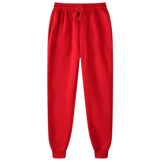 New OUKU Men's Fleece Pants Sweatpants Joggers Winter Pants Trousers Pocket Drawstring Elastic Waist Solid Color Warm Full Length Daily Casual Plus velvet Loose Fit Light gray-pure light board Dark gray-light