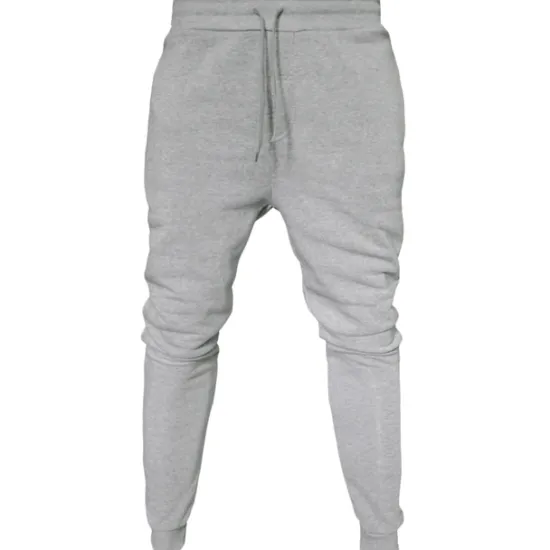 New OUKU Men's Fleece Pants Sweatpants Joggers Winter Pants Trousers Pocket Drawstring Elastic Waist Solid Color Warm Full Length Daily Casual Plus velvet Loose Fit Light gray-pure light board Dark gray-light