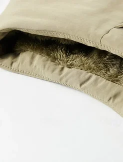 Sale OUKU Men's Fleece Vest Outdoor Vest Fishing Vest Daily Date Vacation Fashion Casual Fall & Winter Pocket Polyester Warm Comfortable Solid Color Zipper Stand Collar Regular Fit Black Khaki Gray Vest