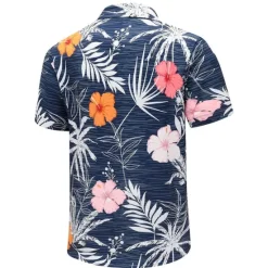 Outlet OUKU Men's Floral Coconut Tree Bus Shirt Summer Hawaiian Shirt Aloha Shirt Short Sleeves Shirt Turndown Fashion Streetwear Designer Outdoor Street Casual Black Yellow Navy Blue S M L