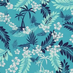 Clearance OUKU Men's Floral Print Tropical Flowers Summer Hawaiian Shirt Button Up Shirt Aloha Shirt Short Sleeve Hawaiian Vacation Beach Wear Summer Spring Turndown 3D Print Collared Shirts Red Blue Sky Blue Green