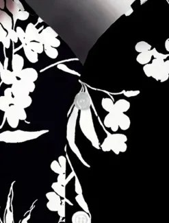 Outlet OUKU Men's Floral Shirt Button Up Shirt Long Sleeve Casual Daily Wear Going out Fall & Winter Turndown Print Button-Down Black Green