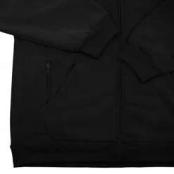 OUKU Men's Full Zip Hoodie Zip Up Hoodie Fleece Hoodie Black Navy Blue Khaki Light Grey Hooded Plain Zip Up Pocket Sports & Outdoor Daily Holiday Polyester Streetwear Basic Casual Fall & Winter Clothing