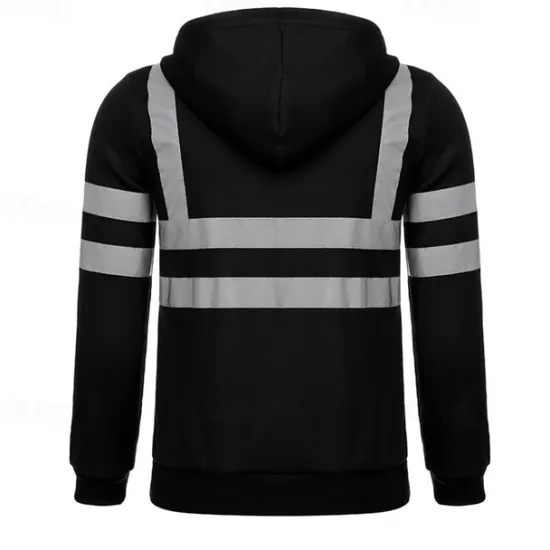 Outlet OUKU Men's Full Zip Hoodie Zip Up Hoodie Black Yellow Orange Green Hooded Color Block Zip Up Patchwork Sports & Outdoor Daily Holiday Cotton Streetwear Basic Casual Spring & Fall Clothing Apparel Hoodies
