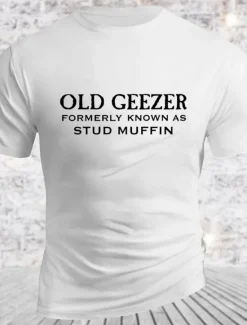 Discount OUKU Men's Funny Slang T Shirt Short Sleeve T shirt 3D Print Crew Neck Shirt Retro Vintage Casual Street Style Sports Outdoor Holiday Going out Black White Blue Spring & Summer Clothing Apparel S M L XL