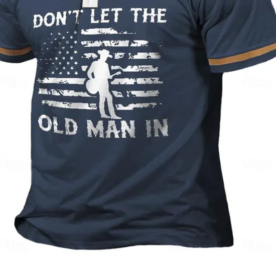 Sale OUKU Men's Funny Zip Polo Shirts Golf Shirt Short Sleeve Polo Shirts Collared Shirts Vintage Casual Streetwear Festival Wear Party Outfits 3D Print Quarter Zip Polo Summer Black Navy Blue Brown