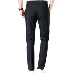 Hot OUKU Men's Golf Pants Trousers Casual Pants Stretch Pants Pocket Plain Comfort Breathable Outdoor Daily Going out Fashion Casual Black Blue