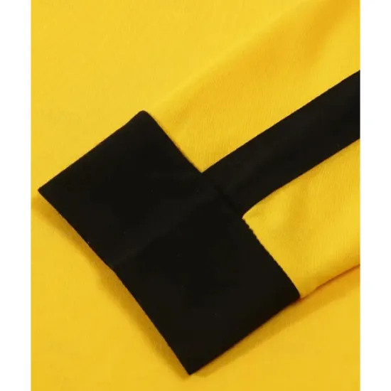 Discount OUKU Men's Golf Shirt Golf Polos Shirts Work Casual Lapel Long Sleeve Basic Modern Color Block Patchwork Buttons Spring & Fall Regular Fit Wine Black Yellow Navy Blue Golf Shirt