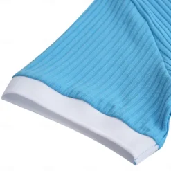 Hot OUKU Men's Golf Shirt Knit Polo Work Casual Ribbed Polo Collar Classic Short Sleeve Basic Modern Color Block Ribbed Spring & Summer Regular Fit White Yellow Blue Green Gray Golf Shirt