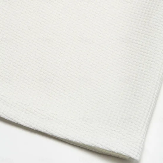 New OUKU Men's Golf Shirt Waffle Knit Polo Shirt Formal Business Ribbed Polo Collar Long Sleeve Fashion Solid Color Button Spring & Fall Golf Shirt White