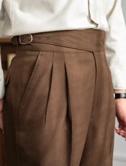 Outlet OUKU Men's Graduation Dress Pants Trousers Chinos Pocket Solid Color Comfort Formal Party Work Fashion Classic Style Black Khaki Micro-elastic
