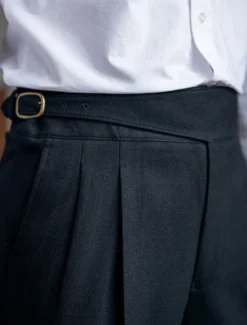 Outlet OUKU Men's Graduation Dress Pants Trousers Chinos Pocket Solid Color Comfort Formal Party Work Fashion Classic Style Black Khaki Micro-elastic