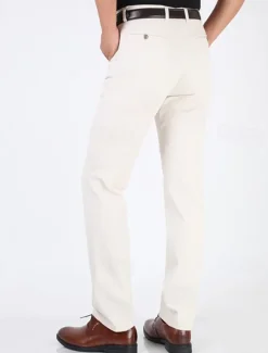 Best OUKU Men's Graduation Dress Pants Trousers Chinos Buttons Pocket Plain Comfort Formal Party Work Fashion Classic Style Dark Khaki Light Khaki Micro-elastic