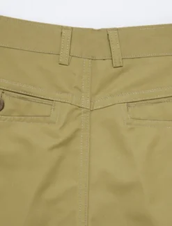 Hot OUKU Men's Graduation Trousers Chinos Chino Pants Pocket Straight Leg Plain Comfort Breathable Outdoor Daily Going out Fashion Casual Dark Khaki Black