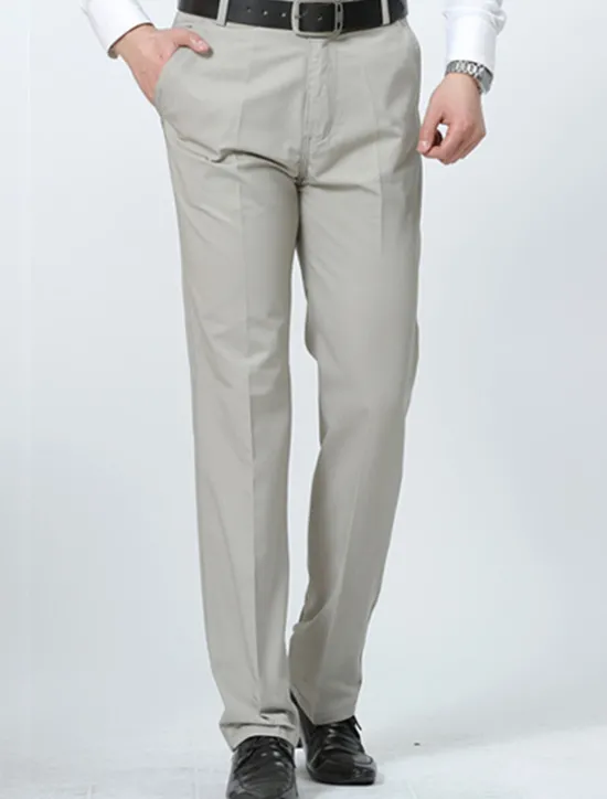 Hot OUKU Men's Graduation Trousers Chinos Chino Pants Pocket Straight Leg Plain Comfort Breathable Outdoor Daily Going out Fashion Casual Dark Khaki Black