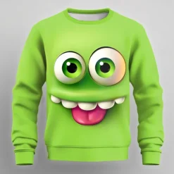 Clearance OUKU Men's Graphic 3D Sweatshirt Sweatshirt Long Sleeve Sweatshirt Crew Neck Fashion Cool Casual 3D Print Party Streetwear All Seasons