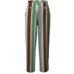 Hot OUKU Men's Graphic Geometric Dress Pants Mid Waist Vintage Casual Formal Dailywear Pocket Summer Spring Fall Green