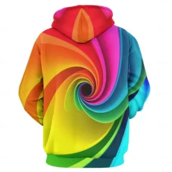 Best OUKU Men's Graphic Hoodie Hoodies Sweatshirt Fashion Daily Long Sleeve Hooded Vacation Streetwear 3D Print Printing Fleece Winter Spring & Fall Designer Yellow