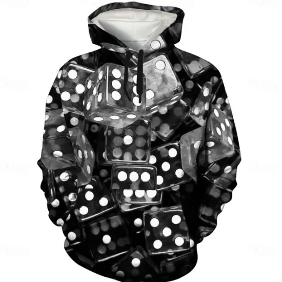 Discount OUKU Men's Graphic Hoodie Hoodies Sweatshirt Cool Long Sleeve Hooded Green / Red Dark Purple / Light Purple Fall Winter Designer