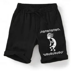 New OUKU Men's Graphic Kokopelli Shorts Summer Shorts Casual Shorts Mid Waist Streetwear Designer Ethnic Style Casual Daily Holiday Pocket Drawstring Elastic Waist Designer Clothing Apparel