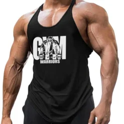Clearance OUKU Men's Graphic Letter Tank Top Vest Top Undershirt Racer Back Tank Top Sleeveless T shirt U Neck Shirt Fashion Muscle Workout Vacation Sport Daily Black White Yellow Summer Clothing Apparel M L XL XXL