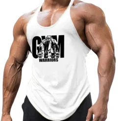 Clearance OUKU Men's Graphic Letter Tank Top Vest Top Undershirt Racer Back Tank Top Sleeveless T shirt U Neck Shirt Fashion Muscle Workout Vacation Sport Daily Black White Yellow Summer Clothing Apparel M L XL XXL