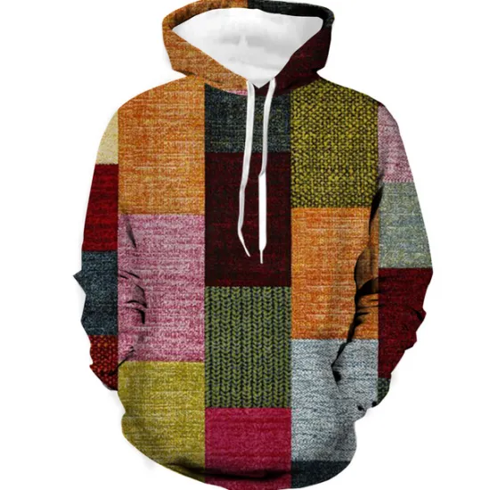Discount OUKU Men's Graphic Plaid Color Block Hoodie Hoodie Sweatshirt Hoodies Designer Sportswear Long Sleeve Hooded Casual Daily Holiday Red Blue Lace up Fall & Winter Designer