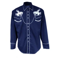 Clearance OUKU Men's Graphic Prints Cowboy Shirt Western Shirt Cowboy Shirt Long Sleeve Sports Fashion Streetwear Outdoor Daily Fall & Winter Turndown Print Button-Down Black Red Blue Green