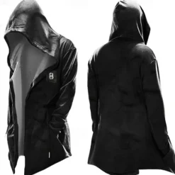 Best OUKU Men's Graphic Prints Hoodie Hoodies Sweatshirt Streetwear Basic Long Sleeve Hooded Sports & Outdoor Daily Going out Pocket Print Fall & Winter Designer Black