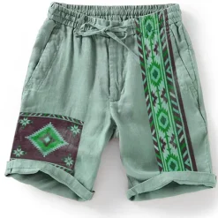 Sale OUKU Men's Graphic Shorts Summer Shorts Beach Shorts Mid Waist Designer Ethnic Style Casual Daily Holiday Drawstring Elastic Waist 3D Print Designer Clothing Apparel
